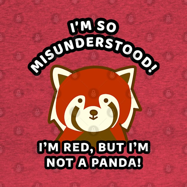 🀤 I'm So Misunderstood! I'm Red, but I'm Not a Panda, Red Panda by Pixoplanet